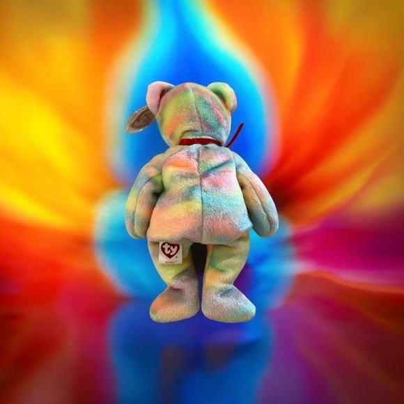 Ty Beanie Baby 'Bidder' the EBAY Bear (8.5 inch) -Been sealed in Box - Picture 3 of 8